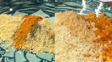 Crispy chicken tenders coated with Achari Masti chips and served with kasundi dip